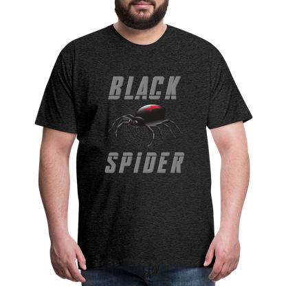 Black Spider Shirt, Black Widow Shirt, Black Widow, Movie Shirt, Birthday Gift Idea, Black Spider, Halloween Gift Idea, Halloween Lover Men's Premium T-Shirt - charcoal grey