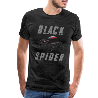 Black Spider Shirt, Black Widow Shirt, Black Widow, Movie Shirt, Birthday Gift Idea, Black Spider, Halloween Gift Idea, Halloween Lover Men's Premium T-Shirt - charcoal grey