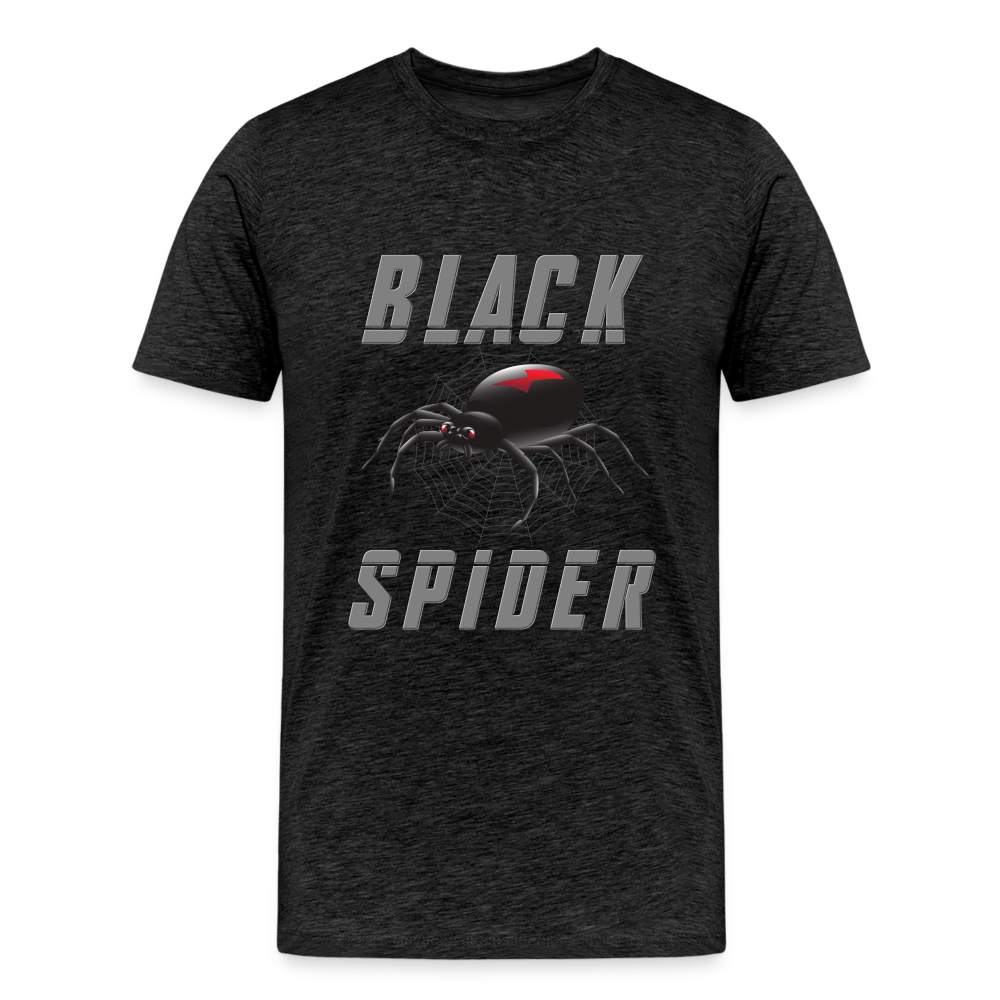 Black Spider Shirt, Black Widow Shirt, Black Widow, Movie Shirt, Birthday Gift Idea, Black Spider, Halloween Gift Idea, Halloween Lover Men's Premium T-Shirt - charcoal grey