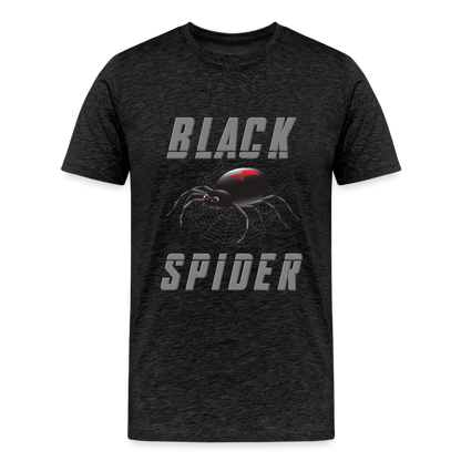 Black Spider Shirt, Black Widow Shirt, Black Widow, Movie Shirt, Birthday Gift Idea, Black Spider, Halloween Gift Idea, Halloween Lover Men's Premium T-Shirt - charcoal grey