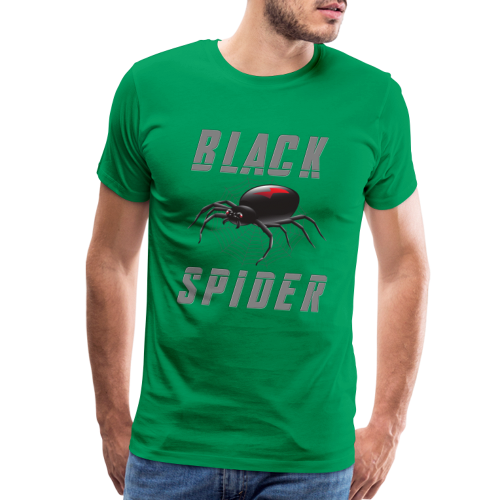 Black Spider Shirt, Black Widow Shirt, Black Widow, Movie Shirt, Birthday Gift Idea, Black Spider, Halloween Gift Idea, Halloween Lover Men's Premium T-Shirt - kelly green