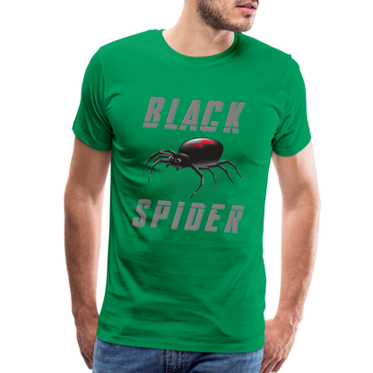 Black Spider Shirt, Black Widow Shirt, Black Widow, Movie Shirt, Birthday Gift Idea, Black Spider, Halloween Gift Idea, Halloween Lover Men's Premium T-Shirt - kelly green