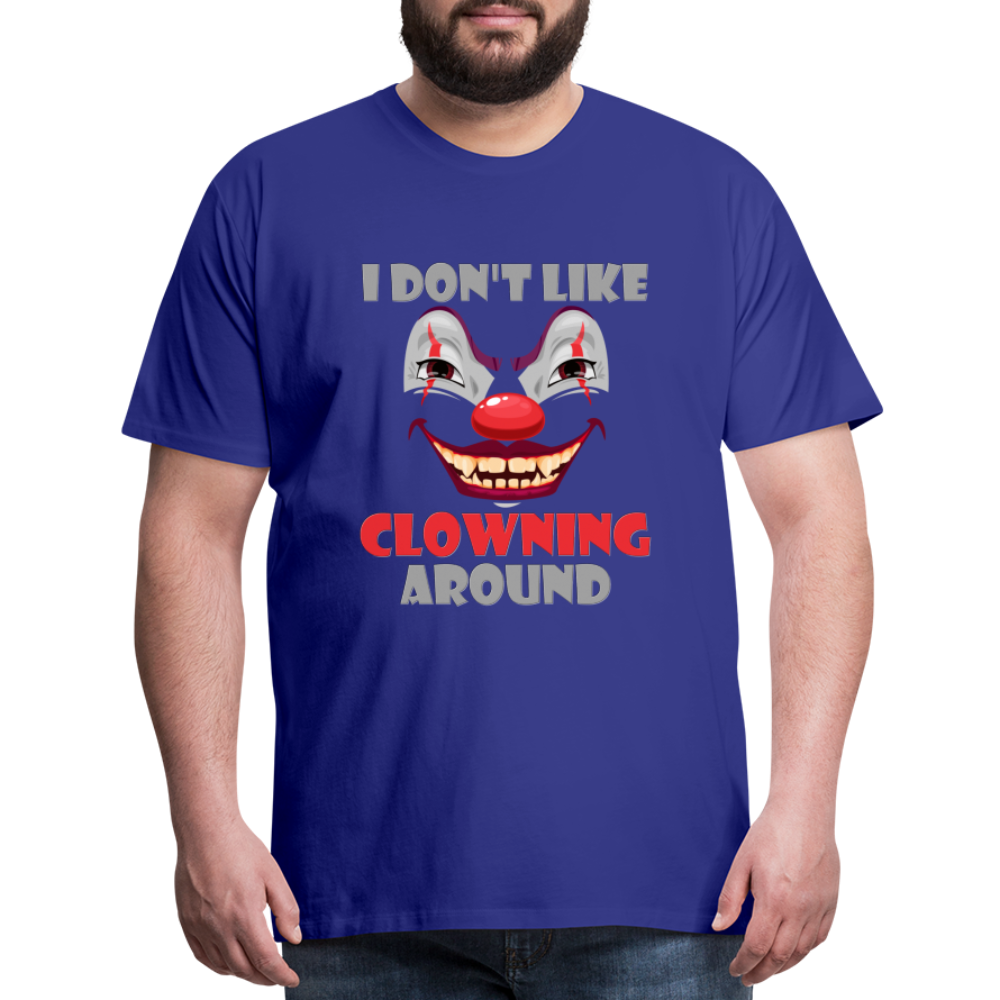 Art The Clown, Scary, Spooky, I Don't Like Clowning Around, Halloween Horror, Massacre, Clown, Party, Balloons - royal blue