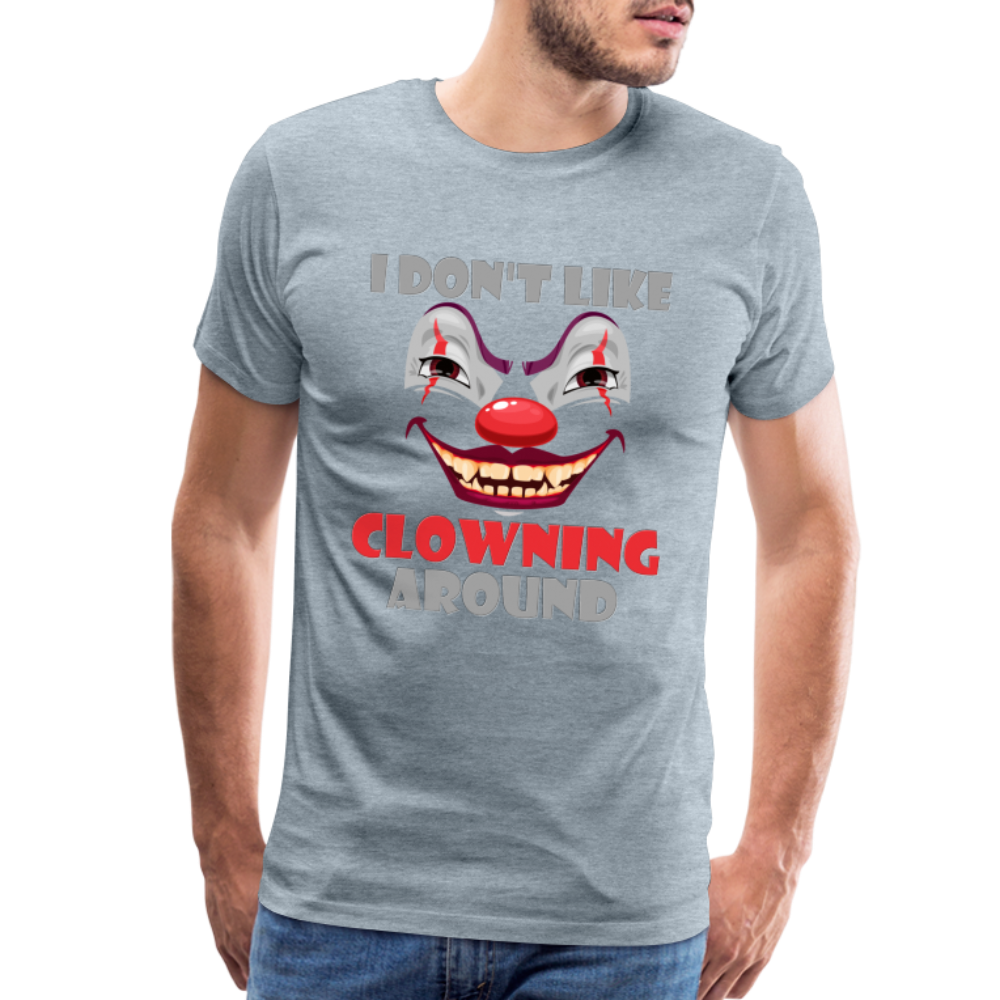 Art The Clown, Scary, Spooky, I Don't Like Clowning Around, Halloween Horror, Massacre, Clown, Party, Balloons - heather ice blue