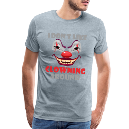 Art The Clown, Scary, Spooky, I Don't Like Clowning Around, Halloween Horror, Massacre, Clown, Party, Balloons - heather ice blue
