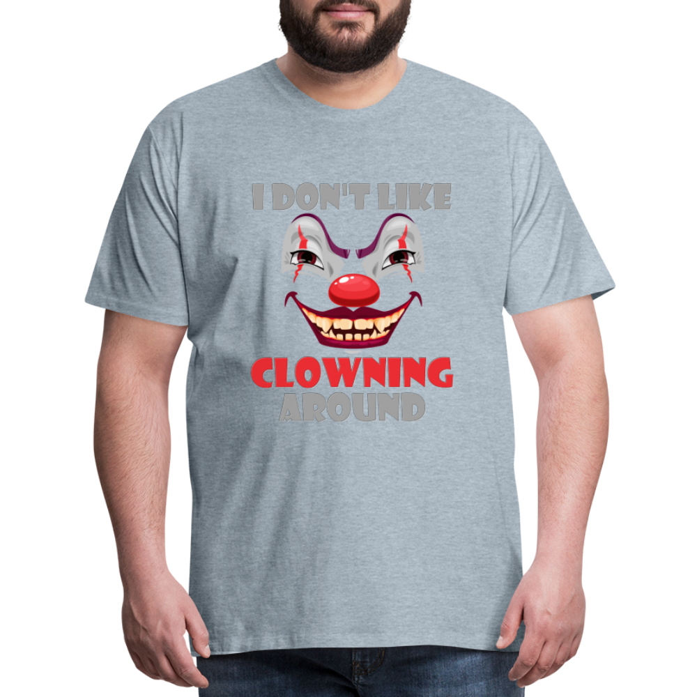 Art The Clown, Scary, Spooky, I Don't Like Clowning Around, Halloween Horror, Massacre, Clown, Party, Balloons - heather ice blue