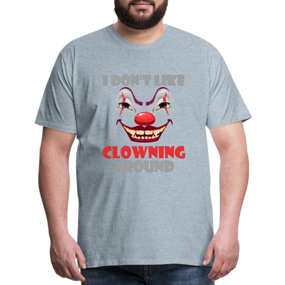 Art The Clown, Scary, Spooky, I Don't Like Clowning Around, Halloween Horror, Massacre, Clown, Party, Balloons - heather ice blue