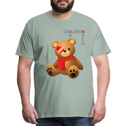 Children In Need, Pudsey Bear, Tesco Pudsey Bear, Pudsey, Bear, Tesco, Tesco Bear, Tesco Pudsey, pudsey bear, pudsey, pudsey ideas, tes - steel green