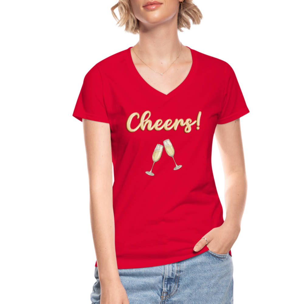 Cheers Shirt, New Years shirt, Nye shirt, gold glitter new years shirt, womens new years eve shirt, new years eve shirt women, 2022 2023 shirt, NYE, 2023 Shirt - red