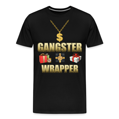 Funny Christmas Shirt, Gangster Wrapper Shirt, Gangsta Wrapper T-Shirt, Gangsta Wrapper Tshirt, Gangsta Wrapper Shirt, Funny Christmas Shirt, Wrapping Shirt - black