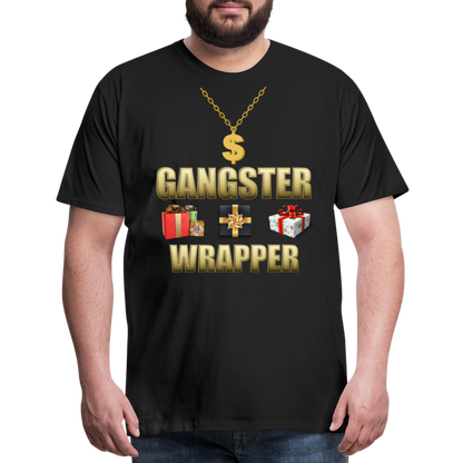 Funny Christmas Shirt, Gangster Wrapper Shirt, Gangsta Wrapper T-Shirt, Gangsta Wrapper Tshirt, Gangsta Wrapper Shirt, Funny Christmas Shirt, Wrapping Shirt - black