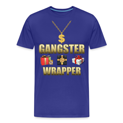 Funny Christmas Shirt, Gangster Wrapper Shirt, Gangsta Wrapper T-Shirt, Gangsta Wrapper Tshirt, Gangsta Wrapper Shirt, Funny Christmas Shirt, Wrapping Shirt - royal blue