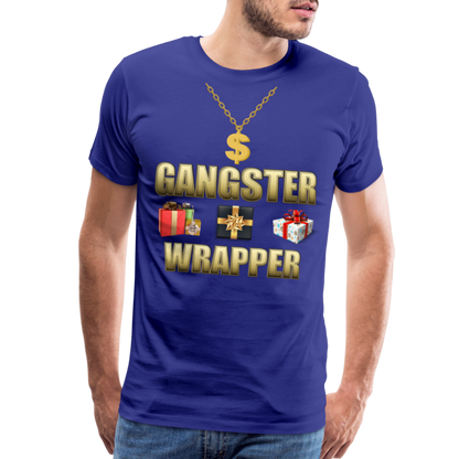 Funny Christmas Shirt, Gangster Wrapper Shirt, Gangsta Wrapper T-Shirt, Gangsta Wrapper Tshirt, Gangsta Wrapper Shirt, Funny Christmas Shirt, Wrapping Shirt - royal blue