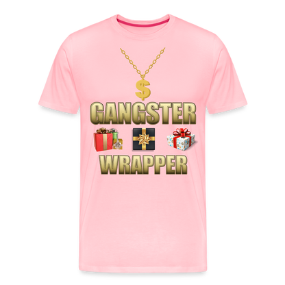 Funny Christmas Shirt, Gangster Wrapper Shirt, Gangsta Wrapper T-Shirt, Gangsta Wrapper Tshirt, Gangsta Wrapper Shirt, Funny Christmas Shirt, Wrapping Shirt - pink