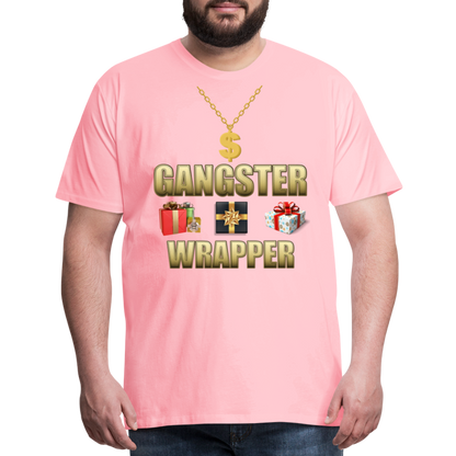 Funny Christmas Shirt, Gangster Wrapper Shirt, Gangsta Wrapper T-Shirt, Gangsta Wrapper Tshirt, Gangsta Wrapper Shirt, Funny Christmas Shirt, Wrapping Shirt - pink
