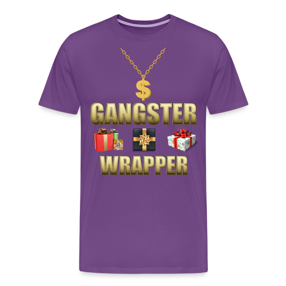 Funny Christmas Shirt, Gangster Wrapper Shirt, Gangsta Wrapper T-Shirt, Gangsta Wrapper Tshirt, Gangsta Wrapper Shirt, Funny Christmas Shirt, Wrapping Shirt - purple