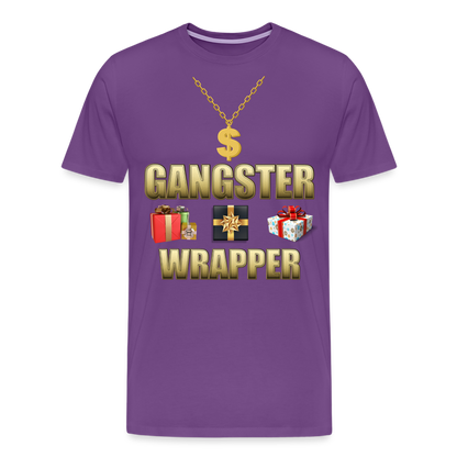 Funny Christmas Shirt, Gangster Wrapper Shirt, Gangsta Wrapper T-Shirt, Gangsta Wrapper Tshirt, Gangsta Wrapper Shirt, Funny Christmas Shirt, Wrapping Shirt - purple