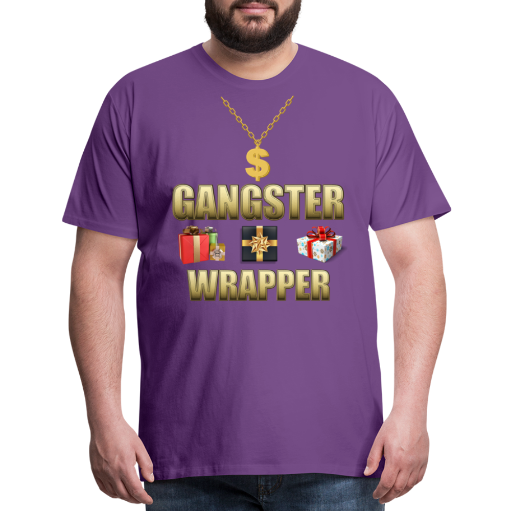 Funny Christmas Shirt, Gangster Wrapper Shirt, Gangsta Wrapper T-Shirt, Gangsta Wrapper Tshirt, Gangsta Wrapper Shirt, Funny Christmas Shirt, Wrapping Shirt - purple