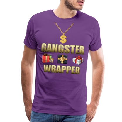Funny Christmas Shirt, Gangster Wrapper Shirt, Gangsta Wrapper T-Shirt, Gangsta Wrapper Tshirt, Gangsta Wrapper Shirt, Funny Christmas Shirt, Wrapping Shirt - purple