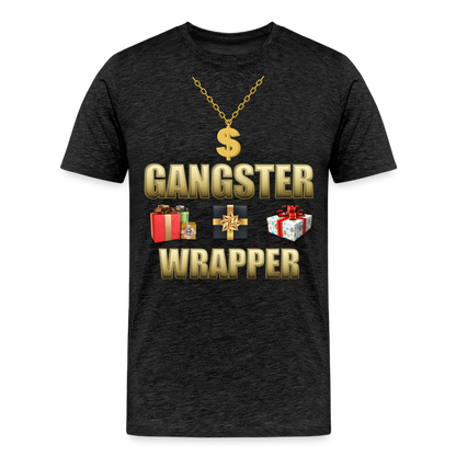 Funny Christmas Shirt, Gangster Wrapper Shirt, Gangsta Wrapper T-Shirt, Gangsta Wrapper Tshirt, Gangsta Wrapper Shirt, Funny Christmas Shirt, Wrapping Shirt - charcoal grey