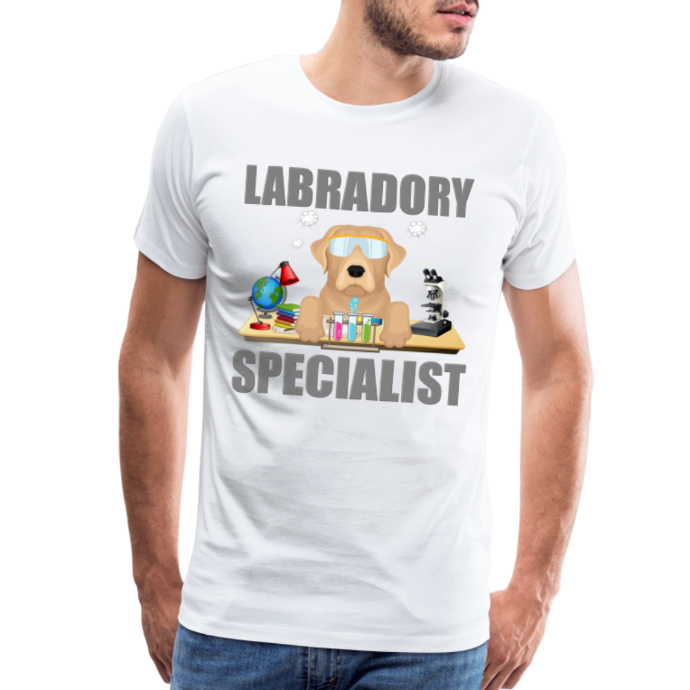 Labrador Specialist Shirt, Lab Shirt, Labradory Shirt, Funny Shirt, Funny Lab Shirt, Science Lab Shirt, Science Laboratory, Dog Lover Shirt, Dog Shirt, Great Gift Idea - white