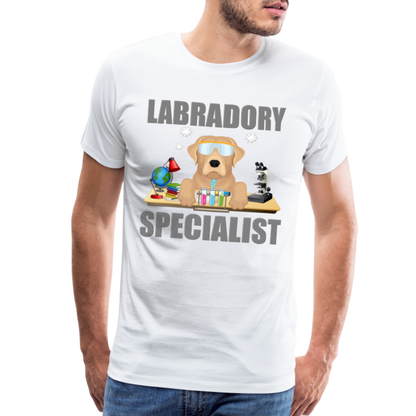 Labrador Specialist Shirt, Lab Shirt, Labradory Shirt, Funny Shirt, Funny Lab Shirt, Science Lab Shirt, Science Laboratory, Dog Lover Shirt, Dog Shirt, Great Gift Idea - white
