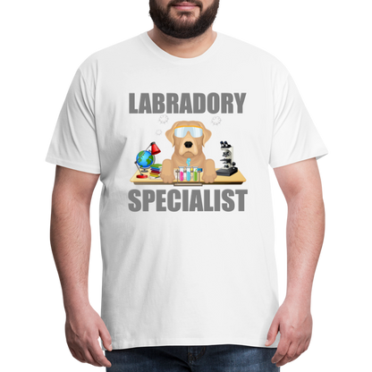 Labrador Specialist Shirt, Lab Shirt, Labradory Shirt, Funny Shirt, Funny Lab Shirt, Science Lab Shirt, Science Laboratory, Dog Lover Shirt, Dog Shirt, Great Gift Idea - white
