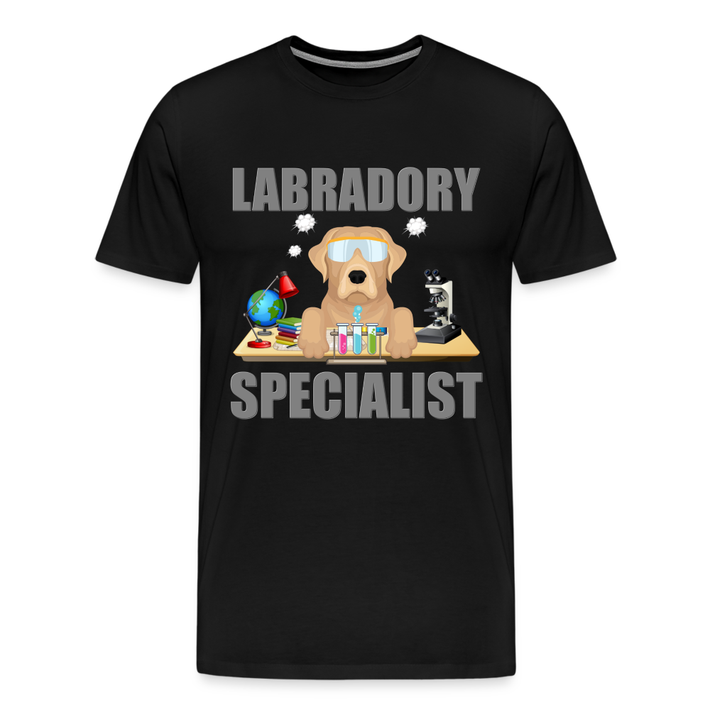 Labrador Specialist Shirt, Lab Shirt, Labradory Shirt, Funny Shirt, Funny Lab Shirt, Science Lab Shirt, Science Laboratory, Dog Lover Shirt, Dog Shirt, Great Gift Idea - black