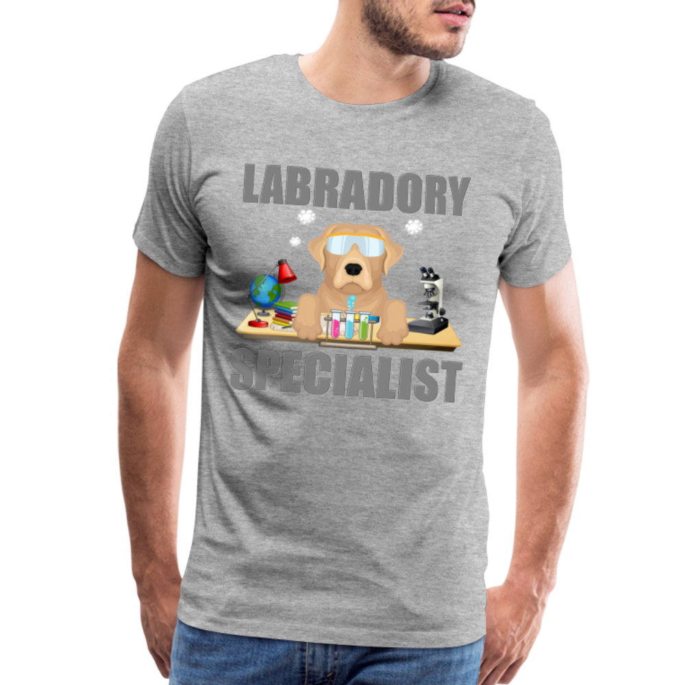Labrador Specialist Shirt, Lab Shirt, Labradory Shirt, Funny Shirt, Funny Lab Shirt, Science Lab Shirt, Science Laboratory, Dog Lover Shirt, Dog Shirt, Great Gift Idea - heather gray