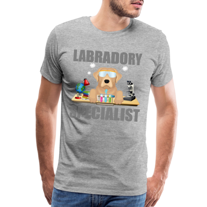 Labrador Specialist Shirt, Lab Shirt, Labradory Shirt, Funny Shirt, Funny Lab Shirt, Science Lab Shirt, Science Laboratory, Dog Lover Shirt, Dog Shirt, Great Gift Idea - heather gray