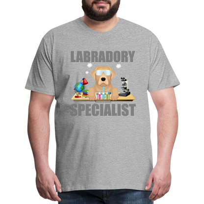 Labrador Specialist Shirt, Lab Shirt, Labradory Shirt, Funny Shirt, Funny Lab Shirt, Science Lab Shirt, Science Laboratory, Dog Lover Shirt, Dog Shirt, Great Gift Idea - heather gray