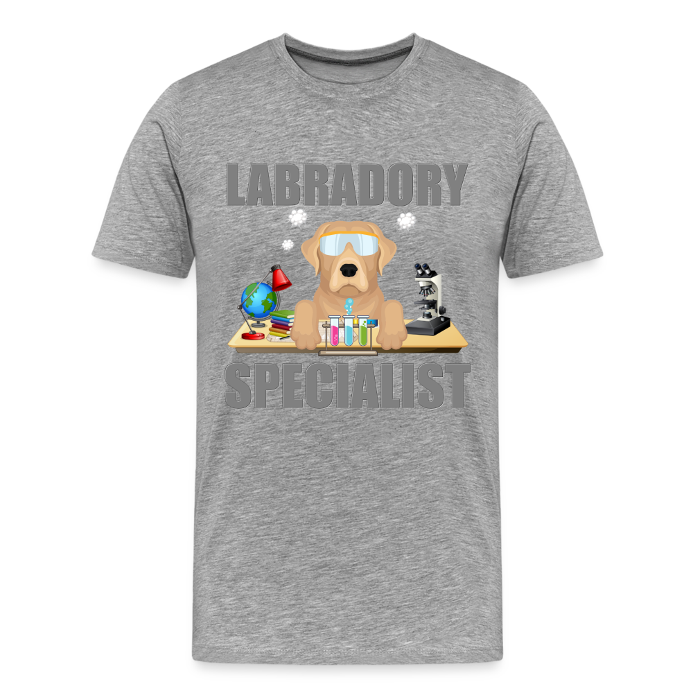 Labrador Specialist Shirt, Lab Shirt, Labradory Shirt, Funny Shirt, Funny Lab Shirt, Science Lab Shirt, Science Laboratory, Dog Lover Shirt, Dog Shirt, Great Gift Idea - heather gray
