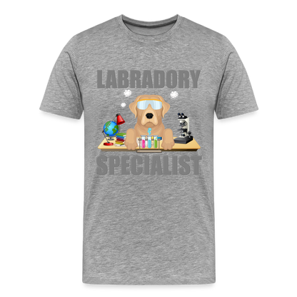 Labrador Specialist Shirt, Lab Shirt, Labradory Shirt, Funny Shirt, Funny Lab Shirt, Science Lab Shirt, Science Laboratory, Dog Lover Shirt, Dog Shirt, Great Gift Idea - heather gray