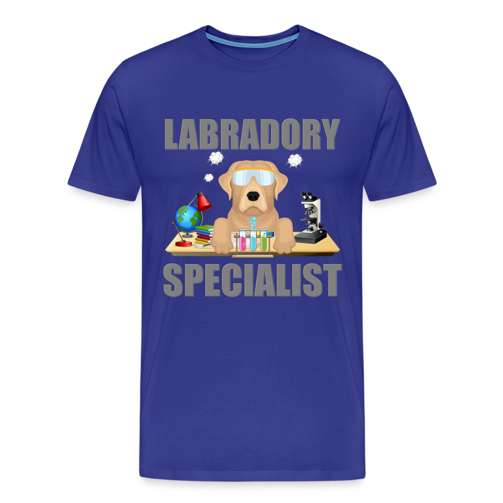 Labrador Specialist Shirt, Lab Shirt, Labradory Shirt, Funny Shirt, Funny Lab Shirt, Science Lab Shirt, Science Laboratory, Dog Lover Shirt, Dog Shirt, Great Gift Idea - royal blue