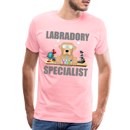 Labrador Specialist Shirt, Lab Shirt, Labradory Shirt, Funny Shirt, Funny Lab Shirt, Science Lab Shirt, Science Laboratory, Dog Lover Shirt, Dog Shirt, Great Gift Idea - pink