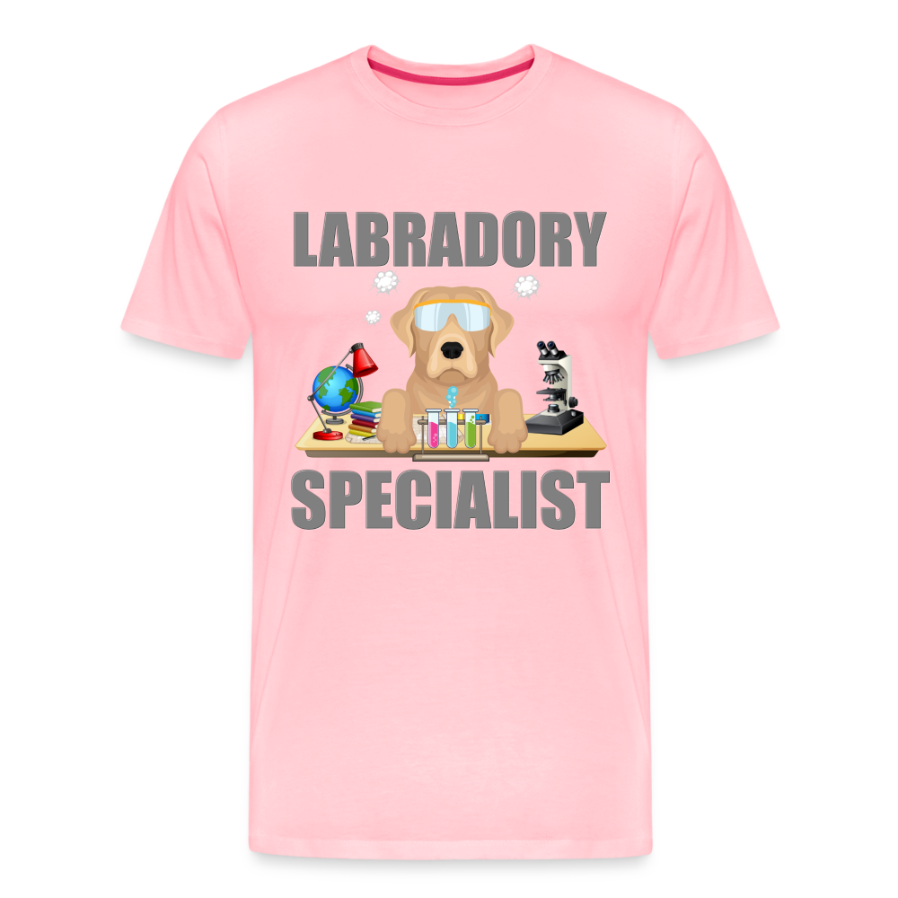Labrador Specialist Shirt, Lab Shirt, Labradory Shirt, Funny Shirt, Funny Lab Shirt, Science Lab Shirt, Science Laboratory, Dog Lover Shirt, Dog Shirt, Great Gift Idea - pink