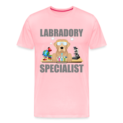 Labrador Specialist Shirt, Lab Shirt, Labradory Shirt, Funny Shirt, Funny Lab Shirt, Science Lab Shirt, Science Laboratory, Dog Lover Shirt, Dog Shirt, Great Gift Idea - pink