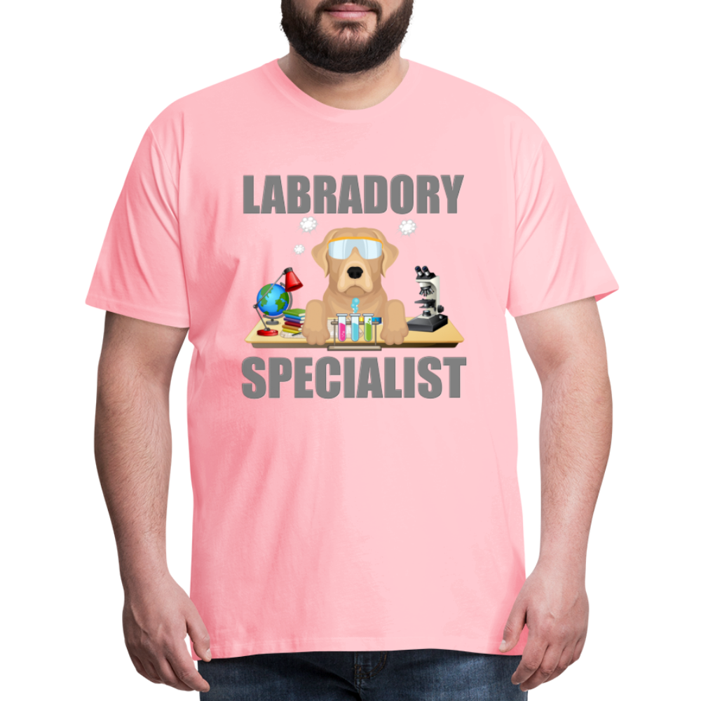 Labrador Specialist Shirt, Lab Shirt, Labradory Shirt, Funny Shirt, Funny Lab Shirt, Science Lab Shirt, Science Laboratory, Dog Lover Shirt, Dog Shirt, Great Gift Idea - pink