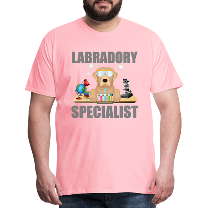 Labrador Specialist Shirt, Lab Shirt, Labradory Shirt, Funny Shirt, Funny Lab Shirt, Science Lab Shirt, Science Laboratory, Dog Lover Shirt, Dog Shirt, Great Gift Idea - pink