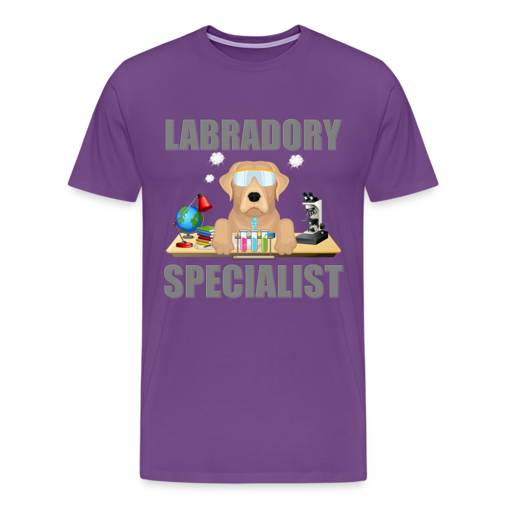 Labrador Specialist Shirt, Lab Shirt, Labradory Shirt, Funny Shirt, Funny Lab Shirt, Science Lab Shirt, Science Laboratory, Dog Lover Shirt, Dog Shirt, Great Gift Idea - purple