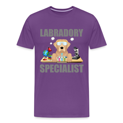 Labrador Specialist Shirt, Lab Shirt, Labradory Shirt, Funny Shirt, Funny Lab Shirt, Science Lab Shirt, Science Laboratory, Dog Lover Shirt, Dog Shirt, Great Gift Idea - purple