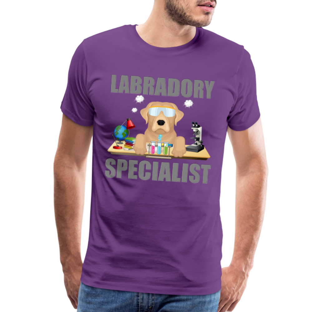 Labrador Specialist Shirt, Lab Shirt, Labradory Shirt, Funny Shirt, Funny Lab Shirt, Science Lab Shirt, Science Laboratory, Dog Lover Shirt, Dog Shirt, Great Gift Idea - purple