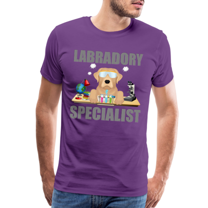 Labrador Specialist Shirt, Lab Shirt, Labradory Shirt, Funny Shirt, Funny Lab Shirt, Science Lab Shirt, Science Laboratory, Dog Lover Shirt, Dog Shirt, Great Gift Idea - purple