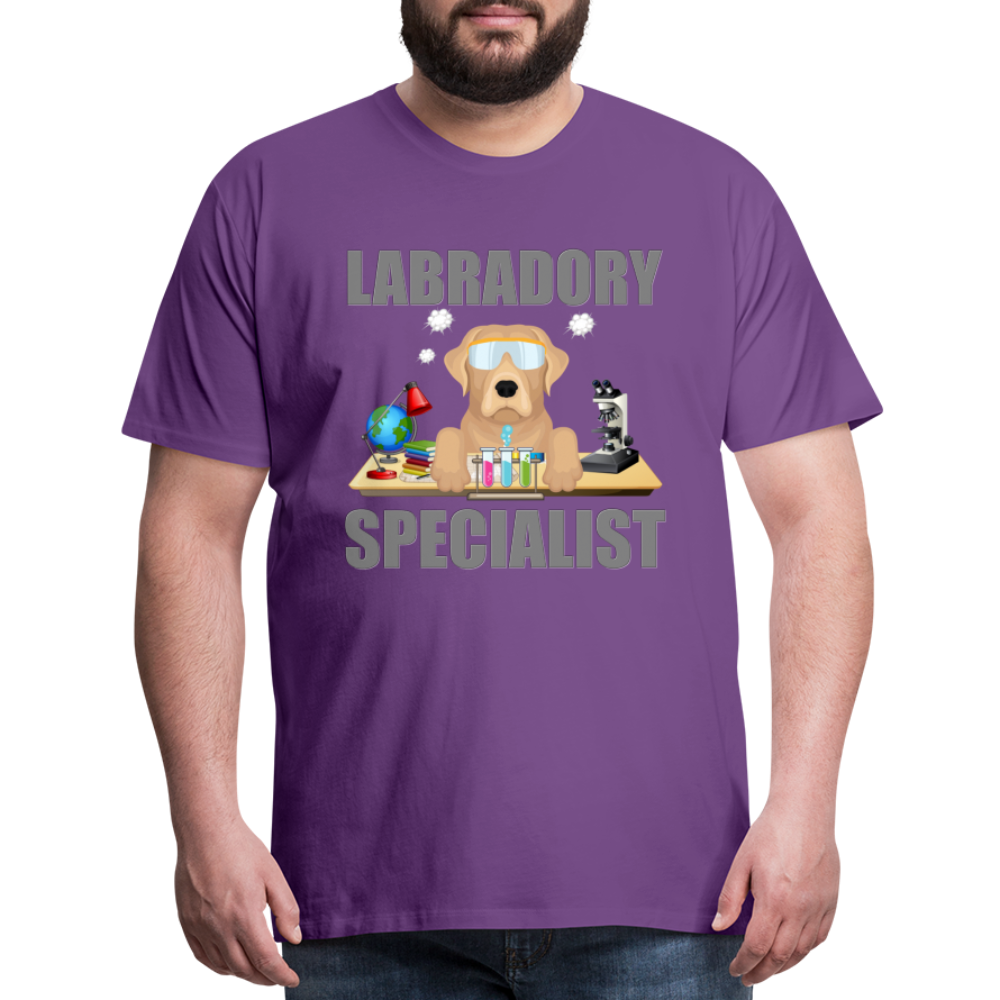 Labrador Specialist Shirt, Lab Shirt, Labradory Shirt, Funny Shirt, Funny Lab Shirt, Science Lab Shirt, Science Laboratory, Dog Lover Shirt, Dog Shirt, Great Gift Idea - purple