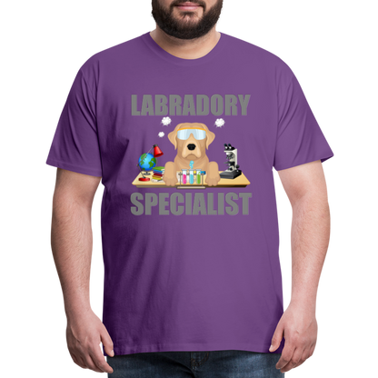 Labrador Specialist Shirt, Lab Shirt, Labradory Shirt, Funny Shirt, Funny Lab Shirt, Science Lab Shirt, Science Laboratory, Dog Lover Shirt, Dog Shirt, Great Gift Idea - purple