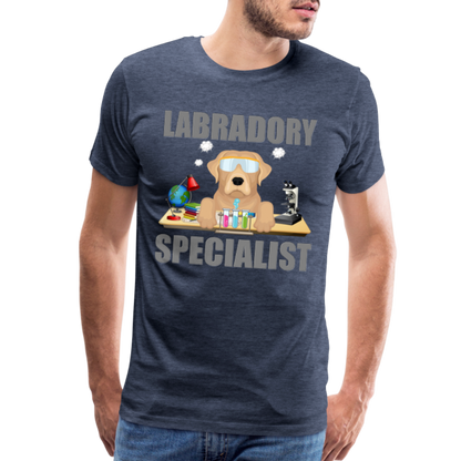 Labrador Specialist Shirt, Lab Shirt, Labradory Shirt, Funny Shirt, Funny Lab Shirt, Science Lab Shirt, Science Laboratory, Dog Lover Shirt, Dog Shirt, Great Gift Idea - heather blue