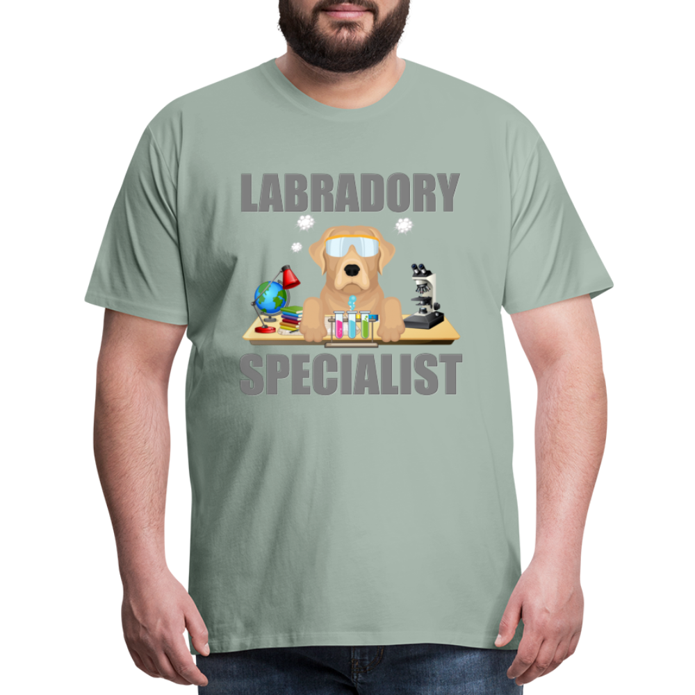 Labrador Specialist Shirt, Lab Shirt, Labradory Shirt, Funny Shirt, Funny Lab Shirt, Science Lab Shirt, Science Laboratory, Dog Lover Shirt, Dog Shirt, Great Gift Idea - steel green