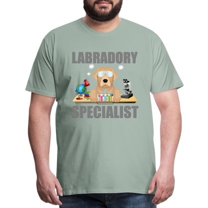 Labrador Specialist Shirt, Lab Shirt, Labradory Shirt, Funny Shirt, Funny Lab Shirt, Science Lab Shirt, Science Laboratory, Dog Lover Shirt, Dog Shirt, Great Gift Idea - steel green