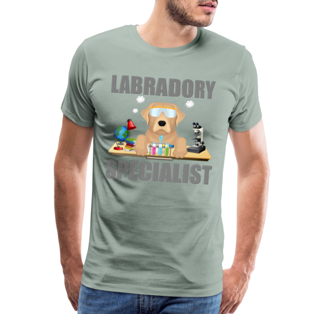 Labrador Specialist Shirt, Lab Shirt, Labradory Shirt, Funny Shirt, Funny Lab Shirt, Science Lab Shirt, Science Laboratory, Dog Lover Shirt, Dog Shirt, Great Gift Idea - steel green