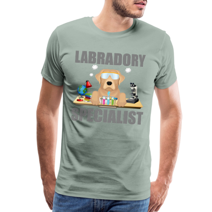 Labrador Specialist Shirt, Lab Shirt, Labradory Shirt, Funny Shirt, Funny Lab Shirt, Science Lab Shirt, Science Laboratory, Dog Lover Shirt, Dog Shirt, Great Gift Idea - steel green